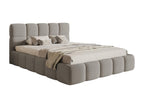 Upholstered bed - 180x200 cm - loop grey - Sunmeub 85404YVHF