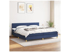 Bed base at Homeboisstore with mattress, Blue 200x200 Fabric 31138GMRI