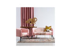 2-Seater Sofa Pink Velvet/Metal - Sunmeub 32565CBRK