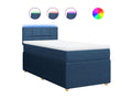 Sunmeub bed base with mattress, blue, 90x200 cm, fabric, 07611QVTW