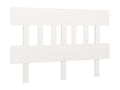White Headboard 123.5x3x81 cm Solid Pine Wood 94099OJVK