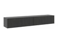 TV unit - 175 cm - wall-mounted - Portland ash wood finish - Sunmeub 20812OHGD