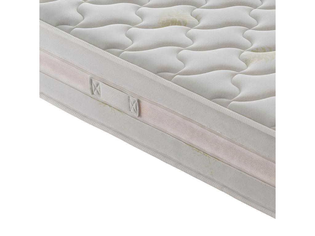Memory foam mattress - 9 different zones - 25 cm thick - Removable aloe vera cover 70x190 cm 02354VDHT