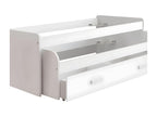 Compact Bed 105 Cm 73x201x115Cm White 36203MWEK