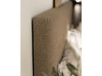 Brown upholstered polyester headboard 135x80cm - Sunmeub 03761LJIR