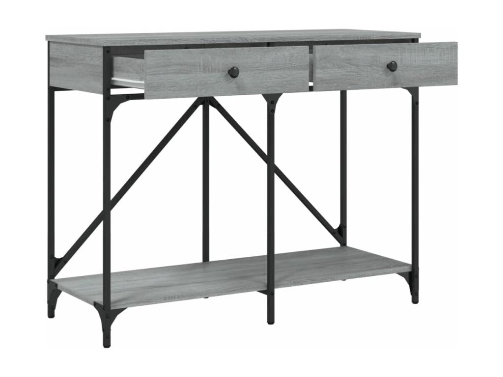 Sunmeub console table, grey, 100x39x78.5 cm, engineered wood, 75930MSLS
