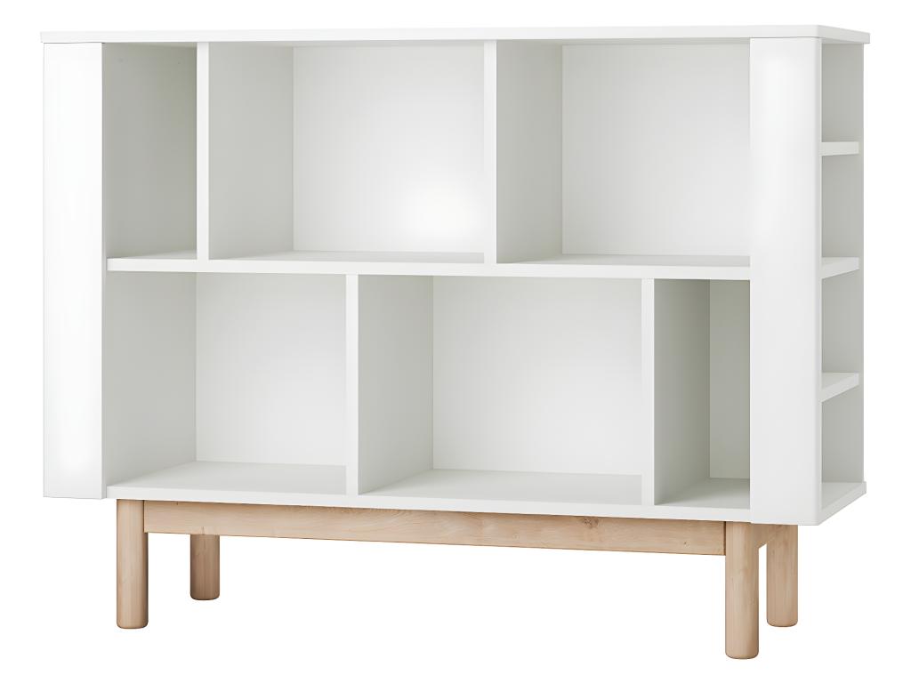 Sunmeub White Bookshelf 71719ALGZ