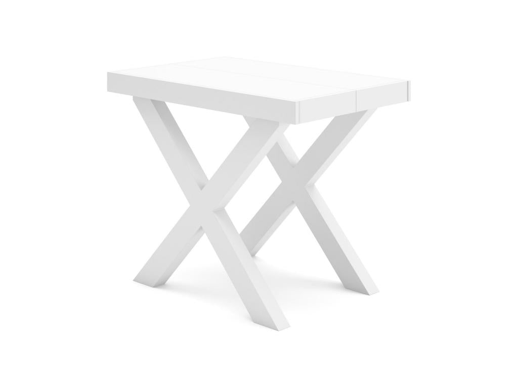 Extendable console table 300cm, seats 14, solid wood legs, 18658SBHD