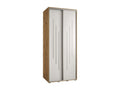 Sunmeub 8 Sliding Door Wardrobe 235.2/100/60 2 Doors Sunmeub/White/Silver 32815XIUB