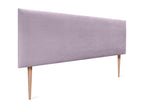 Sunmeub Smooth Velvet Headboard 135x105 with Bed Legs 120/135/140 - Salmon 84485OJMX