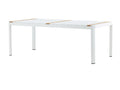Sunmeub White Dining Table. 25081RVHA