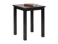 Black solid wood bedside table - CH12116 52541RJIN
