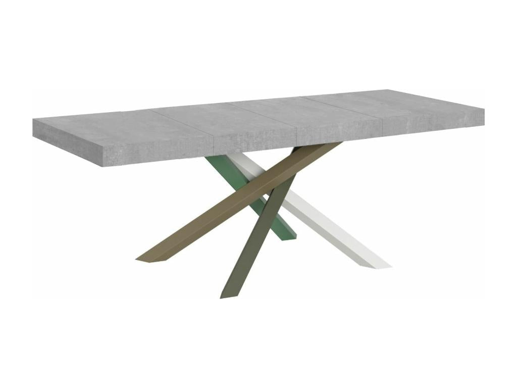 Extendable table 90x180/284 cm Homeboisstore Premium Concrete Grey frame 4/A 72871OYPG