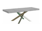 Extendable table 90x180/284 cm Homeboisstore Premium Concrete Grey frame 4/A 72871OYPG