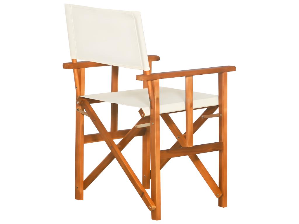 Set of 2 Director's Chairs, Solid Wood, by Sunmeub 19950XQFS