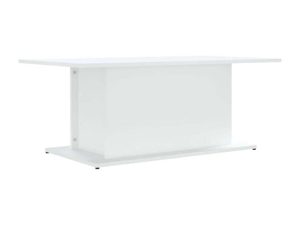 Coffee table, white, 102x55.5x40 cm, chipboard, 45968TVVM