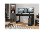Sunmeub Black Desk CPU Support L 136 H 75 D 54 cm 12136MHMY
