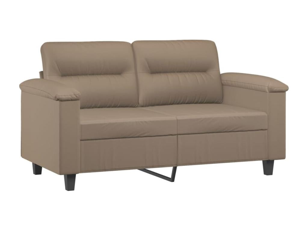 3-piece sofa set with cappuccino faux leather cushions 35695CDNZ