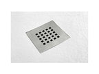 Sunmeub Slim White 95x160 cm Shower Tray in Synthetic Resin and Marble Powder with Free Drain 19393MNJB