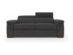 Sunmeub Convertible Sofa with Mattress, 18 cm High, Waterproof Fabric, T02, 240 cm, Matte Finish - 160x297 cm, Black, 56840PHZS