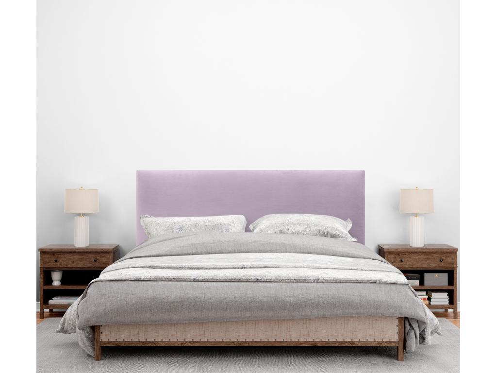 Sunmeub Smooth Velvet Headboard 135x105 with Bed Legs 120/135/140 - Salmon 84485OJMX