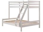 White solid pine bunk bed 75861BGYG