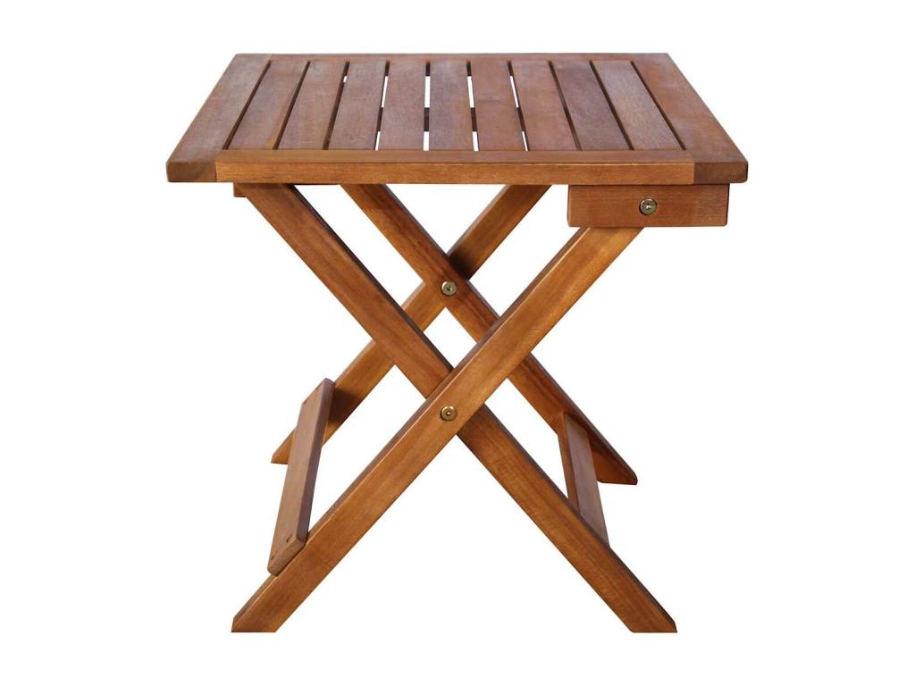 Sunmeub Solid 63141FHLI Set of 2 Sun Loungers with Table and Cushions