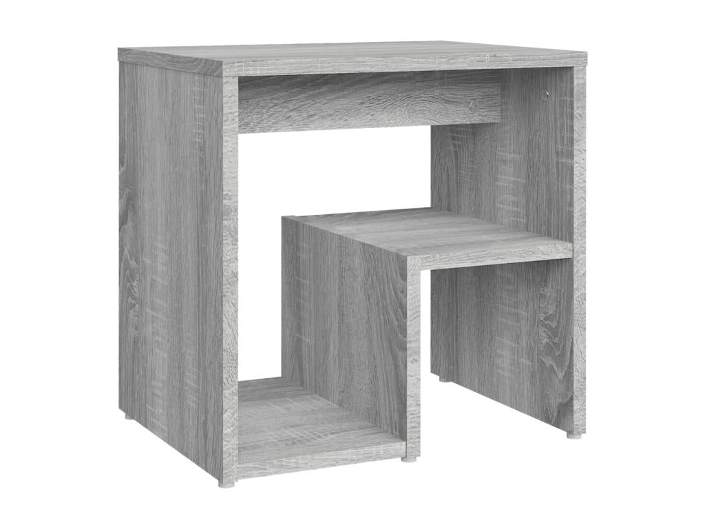 Sunmeub 2-Piece Bedside Tables, Grey, 40x30x40 cm, Engineered Wood, 83072MLPV