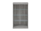 Sideboard with LED lights, Sunmeub grey, 60.5x37x100 cm, 08024QPWP