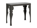 Sunmeub extendable console table 90x40/300 cm, concrete grey, anthracite frame, 75579MPJA