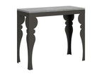 Sunmeub extendable console table 90x40/300 cm, concrete grey, anthracite frame, 75579MPJA