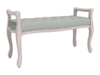 Light Grey Bench 110x45x60 cm Velvet 32478CVNA