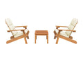 Sunmeub 3-piece garden furniture set, solid wood, Sunmeub 74089ZNWY