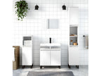 3-piece bathroom cabinet set, white engineered wood, 24311IZFW