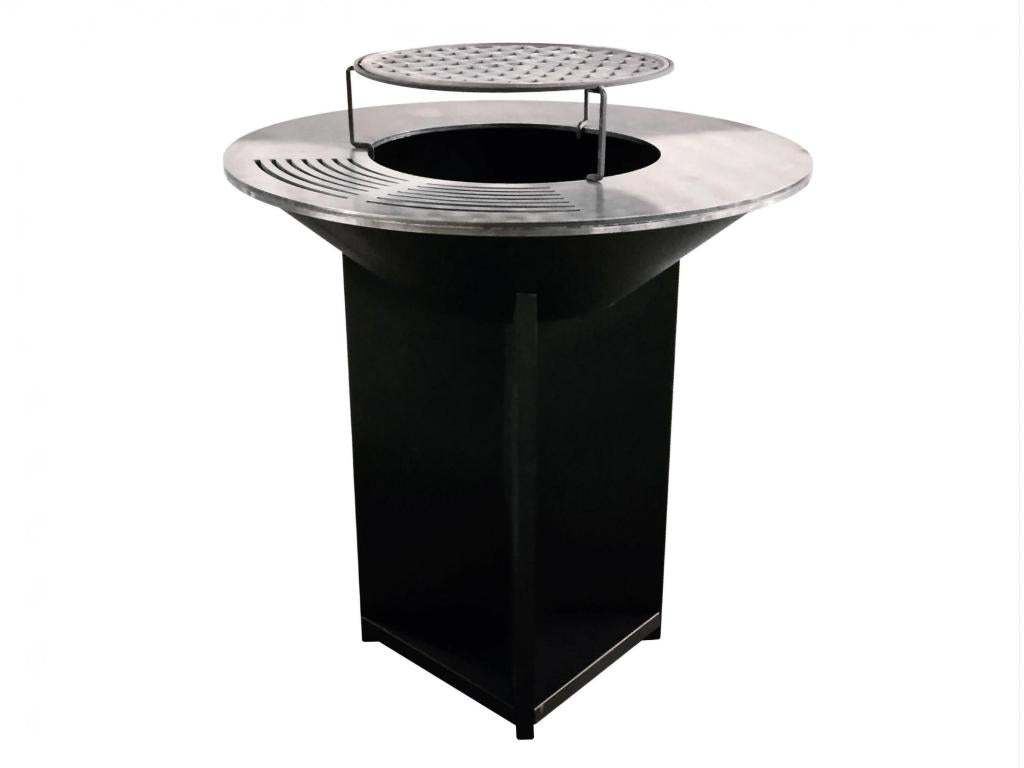 Barbecue fire pit with 100 cm steel plate 27950WRTO