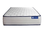 Homeboisstore Memory Foam Mattress Set 90x200 cm 5 Comfort Zones with Homeboisstore White Slatted Base 87711EYJF