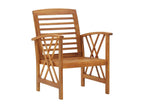 Sunmeub 5-Piece Garden Furniture Set, Solid Wood, 95526NTLY