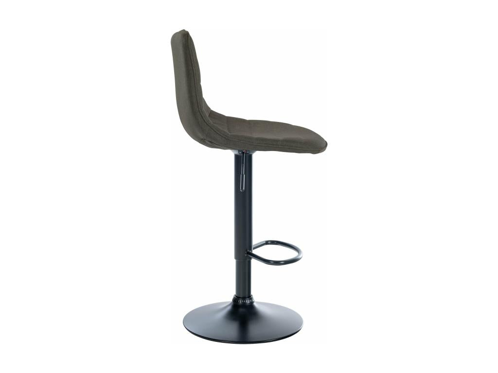 Set of 2 silver metal stools 45x46x89 cm 10 0004312 73981AJHB