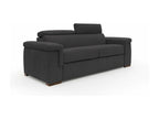 Sunmeub Convertible Sofa with Mattress, 18 cm High, Waterproof Fabric, T02, 240 cm, Matte Finish - 160x297 cm, Black, 56840PHZS