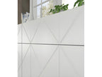 Storage chest 180x42x84cm Universal unit on gold legs KAYRA Matte white 92555NNPY