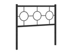 Black metal headboard 90 cm 82825JLDR