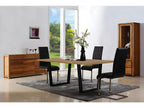 Sunmeub Dining Table - 200x100x76 cm - Oak/Black 93287FZKG