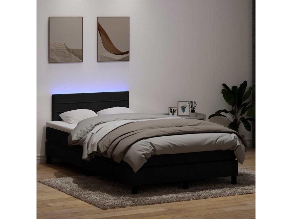 Sunmeub bed base with black velvet mattress 120x220 cm 42100XYUH