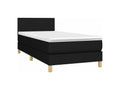 Sunmeub bed base and mattress, black, 80x200 cm, fabric, 08663TZUN
