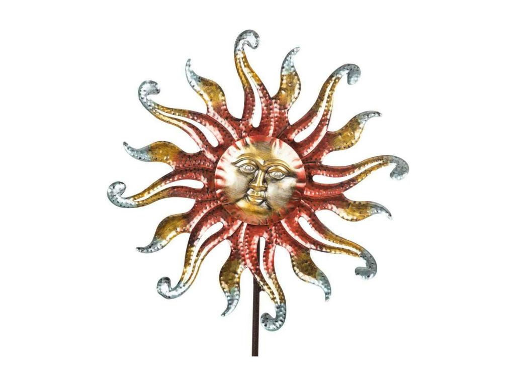 Decorative metal sunburst 54x12x160h 46949ZXVX