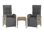 5-Piece Garden Dining Set with Cushions, Grey 79098YAAY
