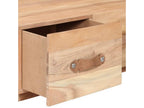 Mooth 90cm Light Reclaimed Wood Coffee Table with 2 Drawers 38504PUZD