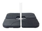 Homeboisstore Black Square Parasol Base 9 kg 57118ZXUR