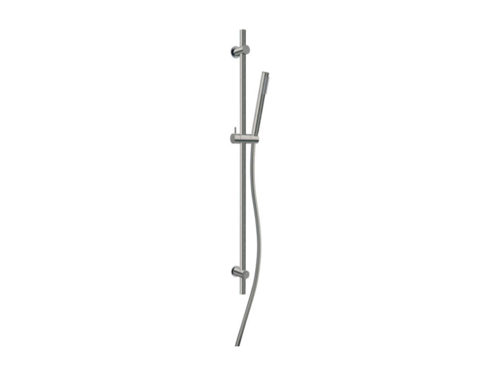 Sunmeub 1-Jet Hand Shower with Shower Bar, Steel Grey 75875KGHP