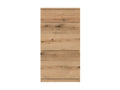 Shoe cabinet with 2 drop-down doors and 1 drawer, light wood - Sunmeub - W 60 x D 30 x H 113 cm 48155DVNG